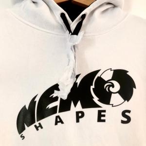 Hoodie White Black